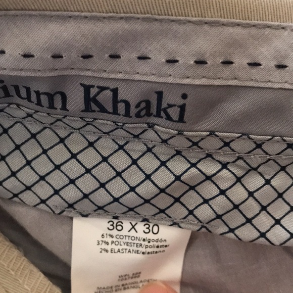 HAGGAR Men’s Iron Free Premium Khaki Pant Straight Fit. - Picture 4 of 4